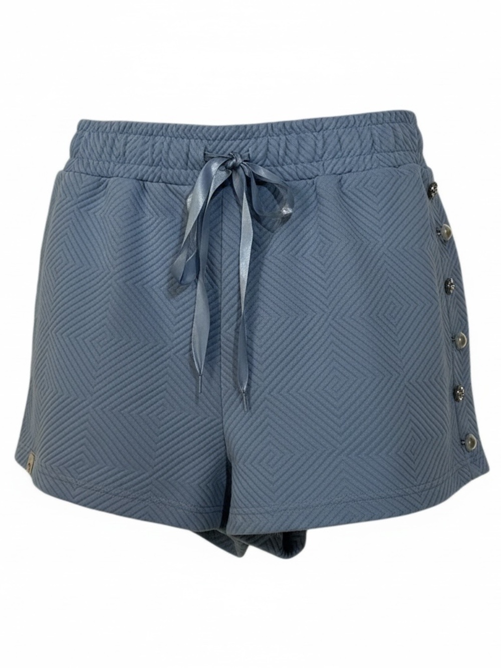simply southern blue quilted shorts